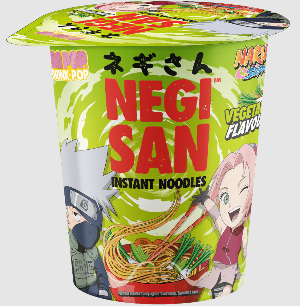 Naruto Cup Noodle Vegetale Sakura e Kakashi 65g, Ultrapop